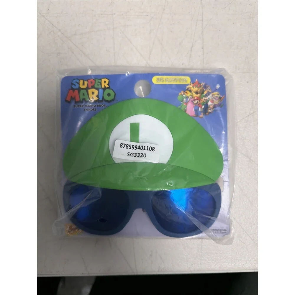 Nintendo Super Mario Bros Lil' Characters Luigi Sunstaches Costume Party Shades